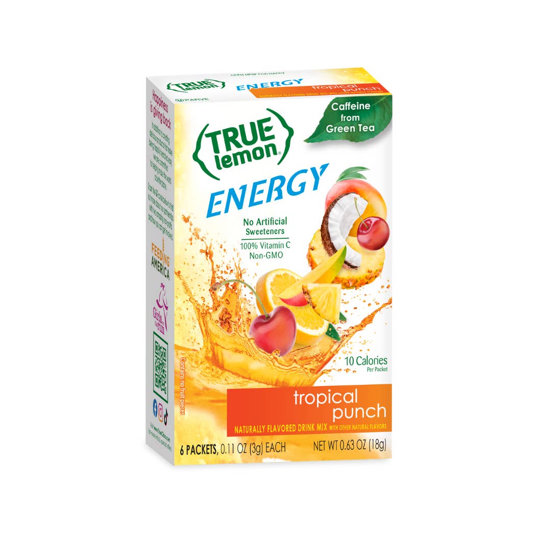 True Citrus - Wholesale Drink Mix - True Lemon Energy Tropical Punch