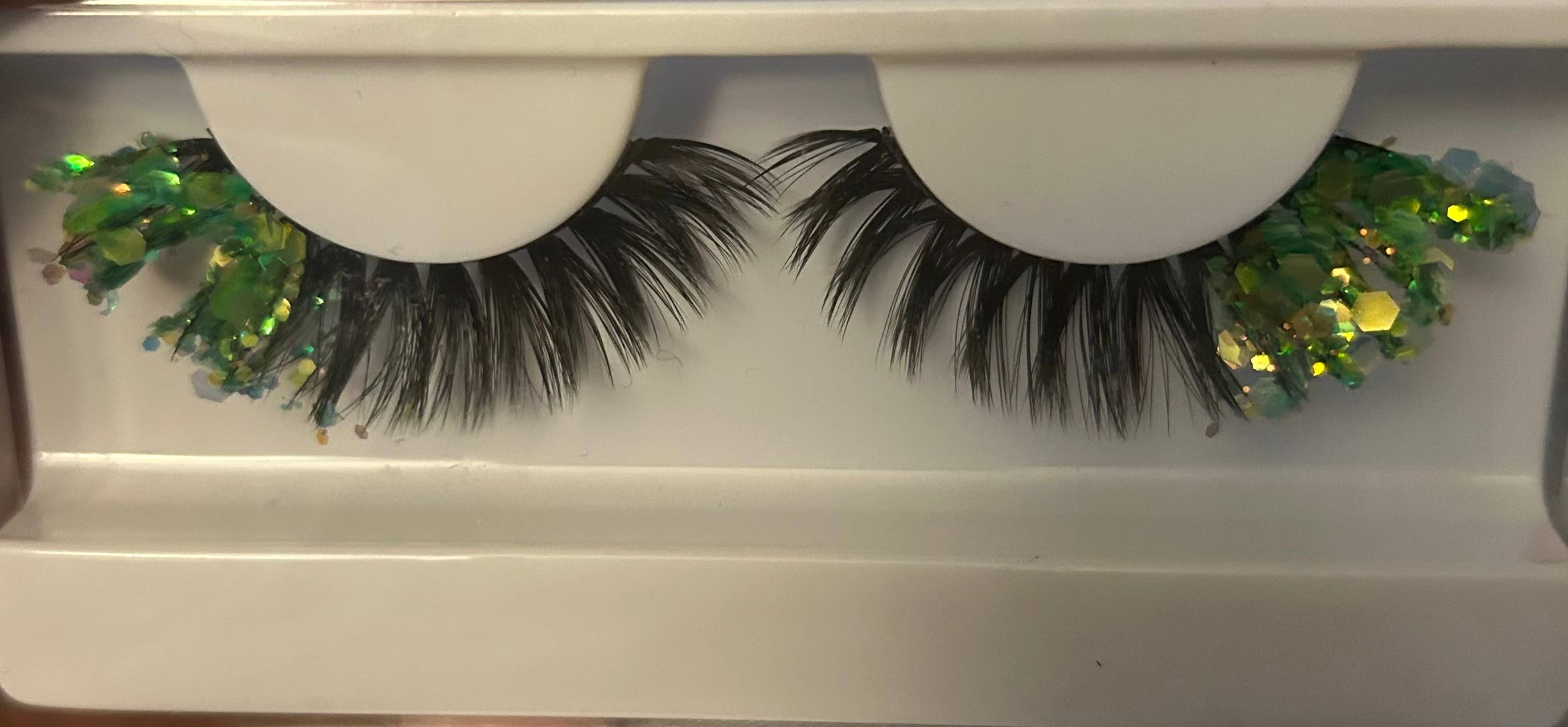 SugarQuoteMeNot LLC - Wholesale False/Fake Eyelashes - Glam Glow-in-the-Dark & Luminous Glitter Glam Eyelashes6