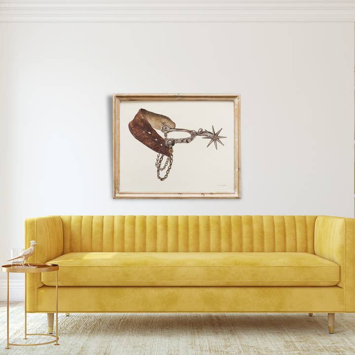 Knot & Soul - Wholesale Art Print - Vintage Earth Tone Cowboy Spur Painting
