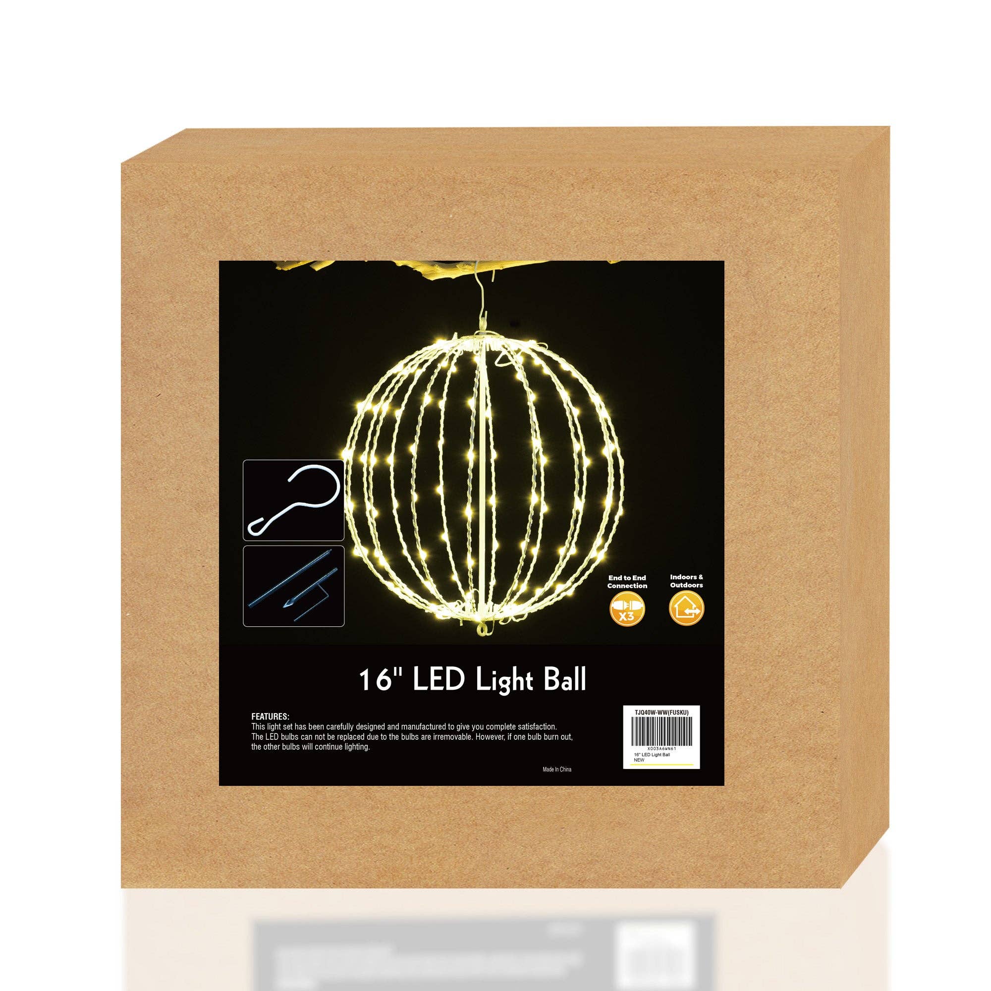 LIGHTSHARE - Wholesale Outdoor/Lawn Light - LED Ball Light, Warm White, Various Sizes and Finishes28