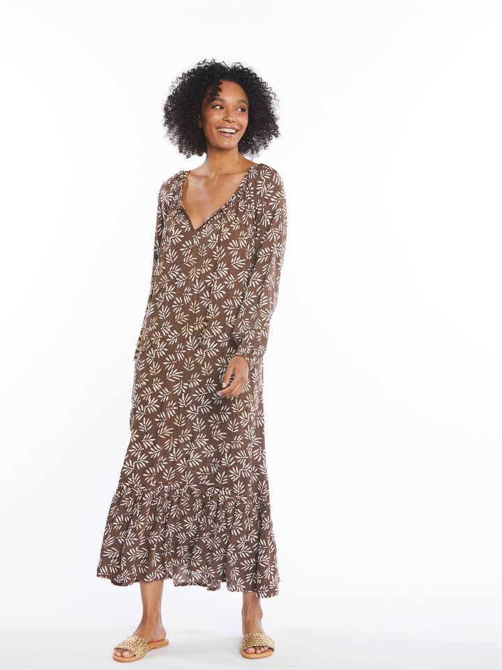 Palm Bali Long Dress for wholesale by Skemo