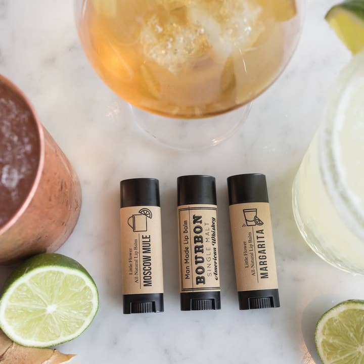 The Little Flower Soap Co - Wholesale Lip Balm - Men's - Bourbon Lip Balm6