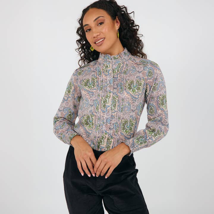 Camicia Carson Fiore della Passione per la vendita all'ingrosso da parte di ella & sunday