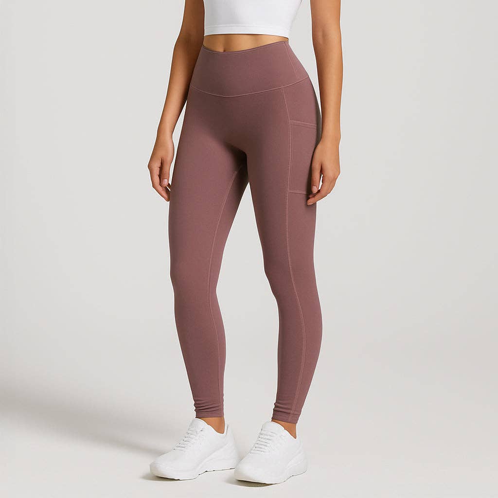 OTL Apparel - Wholesale Athletic/Lounge Leggings - Women's - 2014 - Women's Seamless Pocket Athletic Leggings6