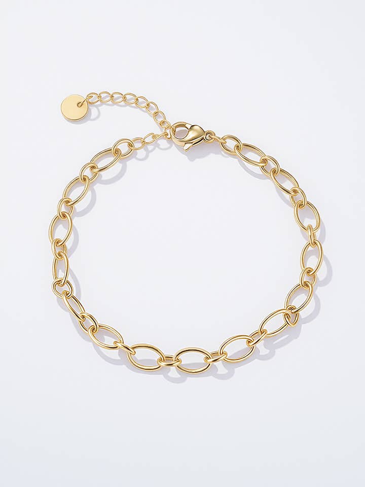 Stainless steel bracelet for charms for wholesale by BYREN | ÉLINE L'ATELIER