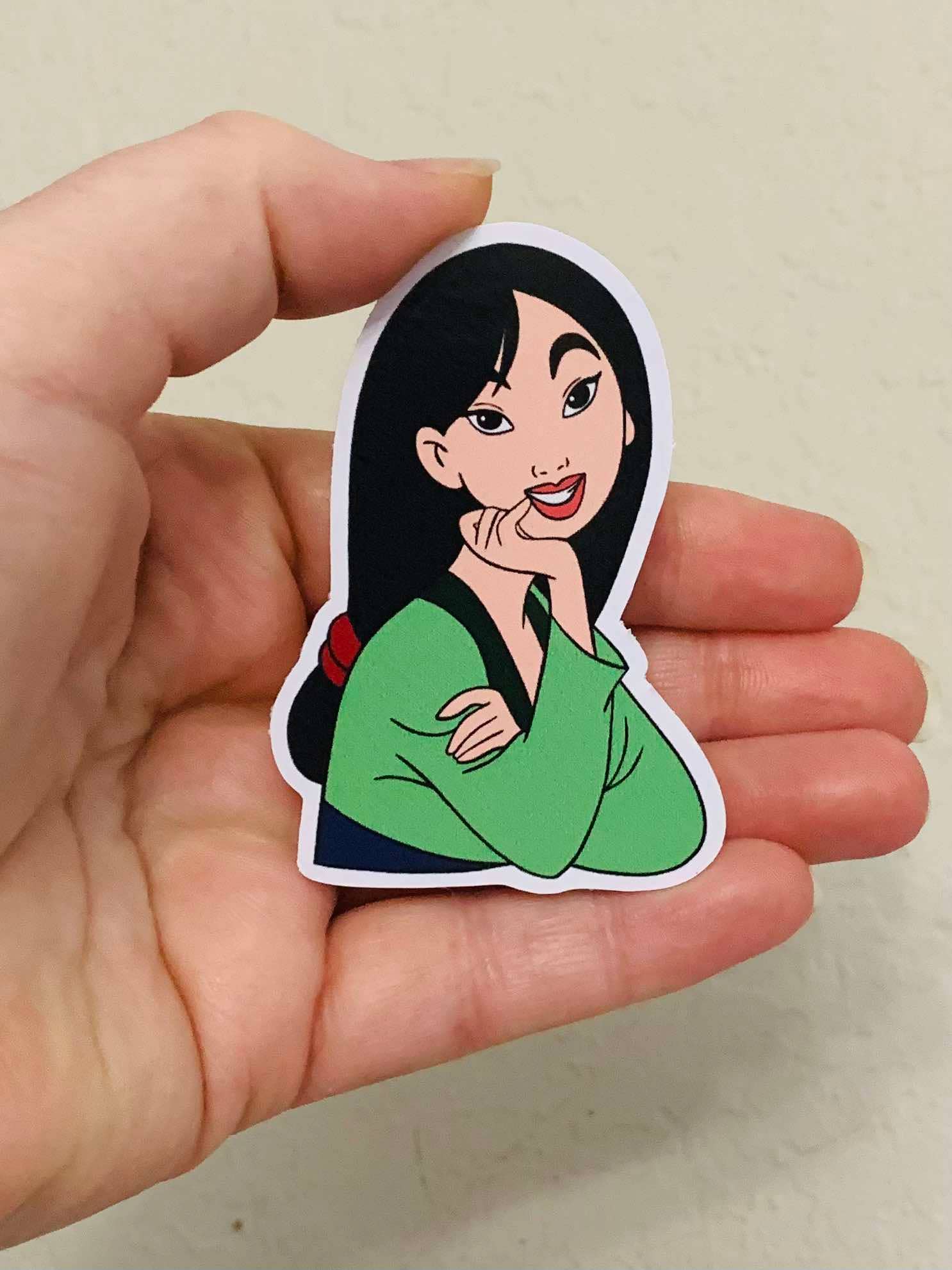 Oily Graphic Creations - Vente Autocollant - Autocollants/aimants Mulan - Princesse