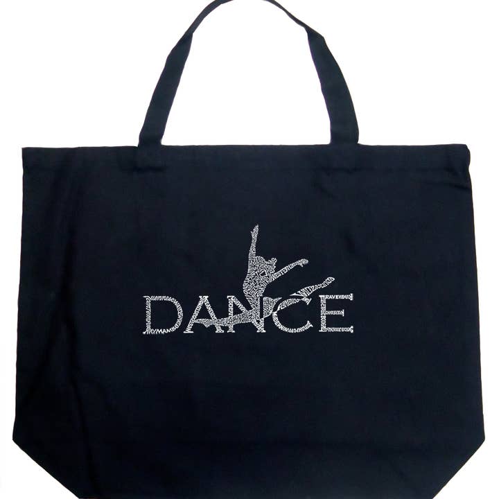 LA Pop Art - Vendita all'ingrosso Borsa tote - Donna - Borsa a tracolla LA Pop Art Word Art - Dancer