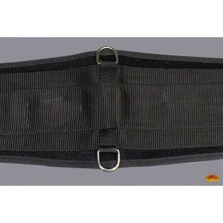 HILASON - Wholesale Horseback Riding Gear - HILASON Western Horse Nylon Roper Saddle Cinch Girth Black Stainless Steel Buckle2