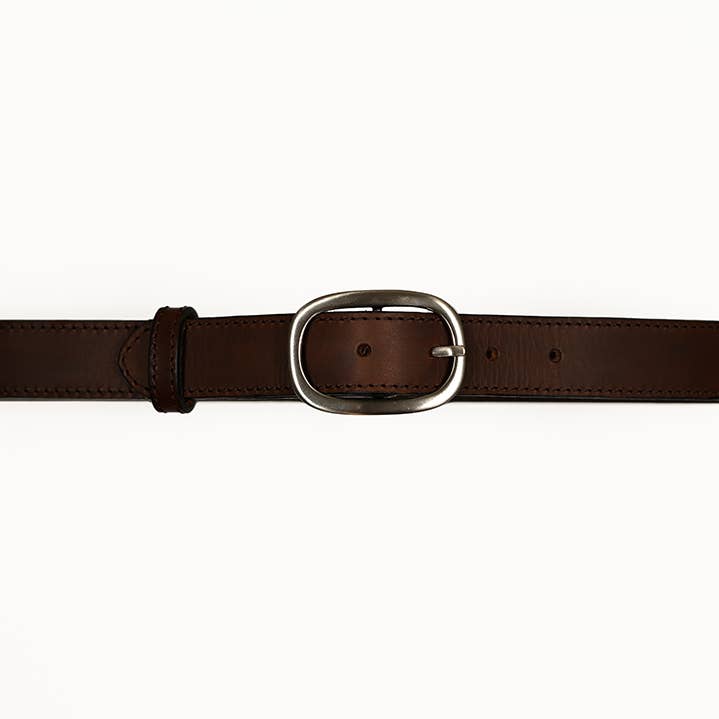 Leather belt - Cèze for wholesale by Boulevard des Tanneurs