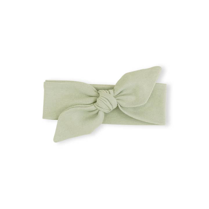 Tesa Babe – wholesale Fashion Headband - Baby – Baby Girl's Sage Green Cotton Headband