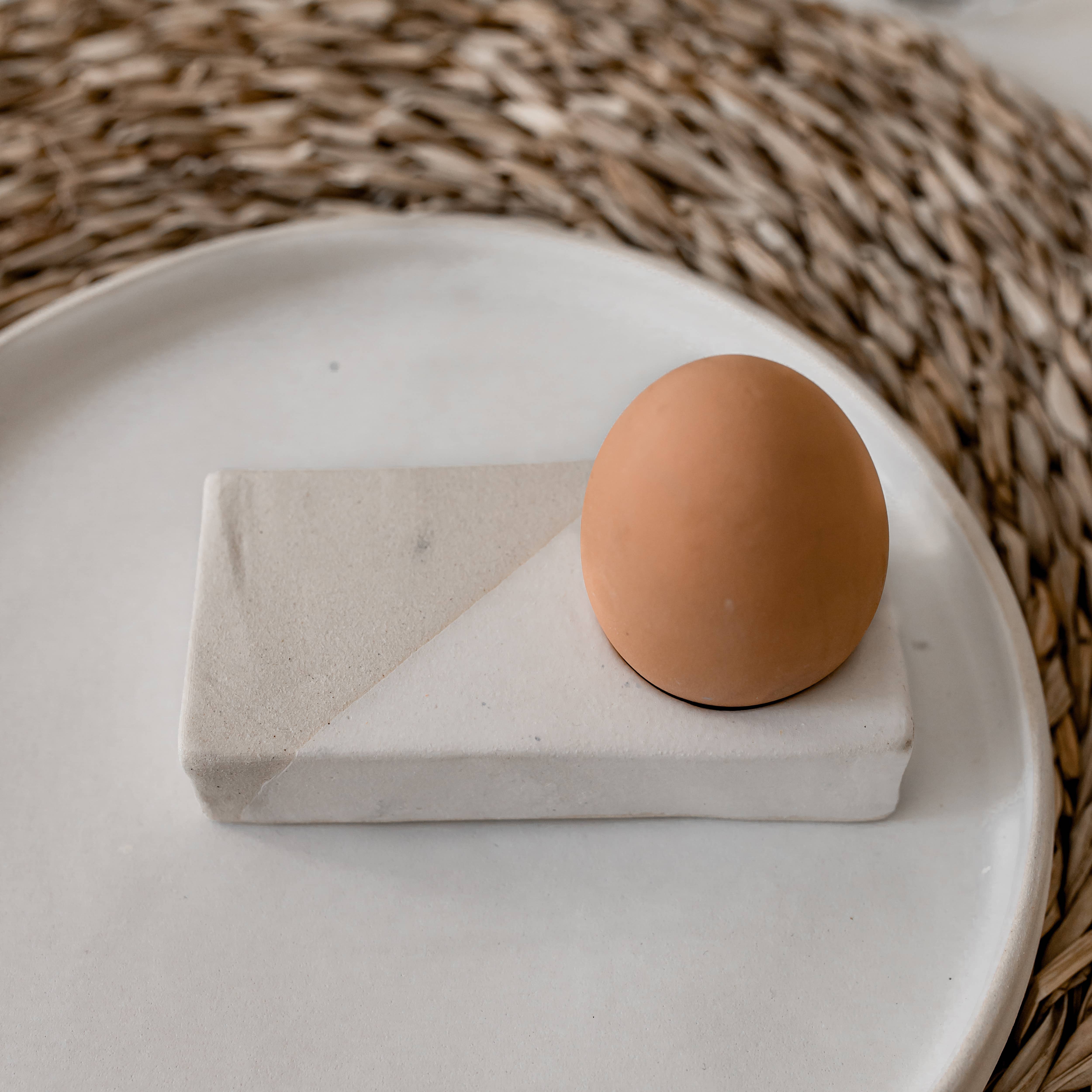 Claycraft - Wholesale Egg Cup/Holder - Handmade minimalist rectangular egg cup10