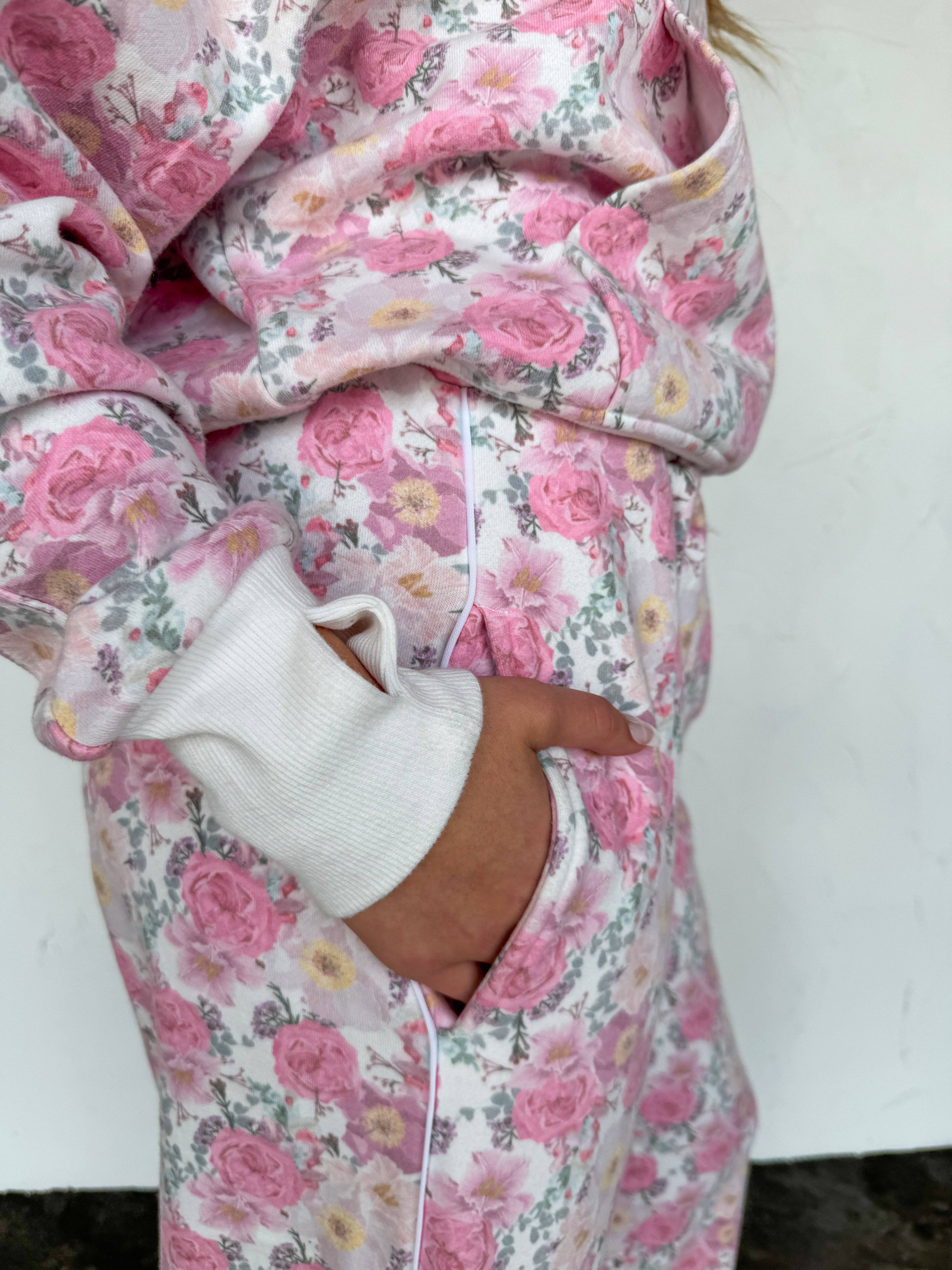 BLAKELEY - Wholesale Hoodie - Women's - FLORAL & CHEETAH EASY DOES IT PULLOVER1