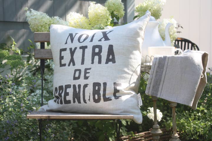 de Beauchêne & Co - Wholesale Throw Pillow Cover - Noix de Grenoble Pillow Cover1