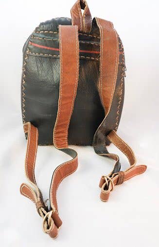 Ganesh Himal Trading - Wholesale Backpack - Women's - Recycled Rubber Small Backpack2