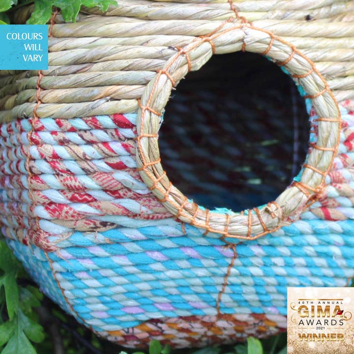Wildlife World Ltd - Wholesale Bird House - Anita - Artisan Bird Nester