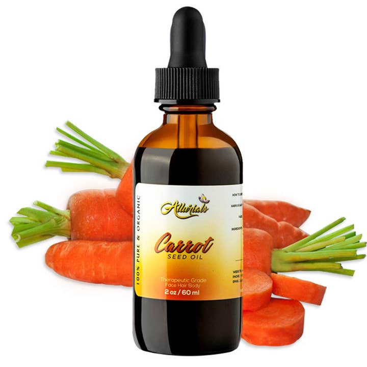 Allurials Organic Carrot Seed Oil 2 oz for wholesale by Allurials