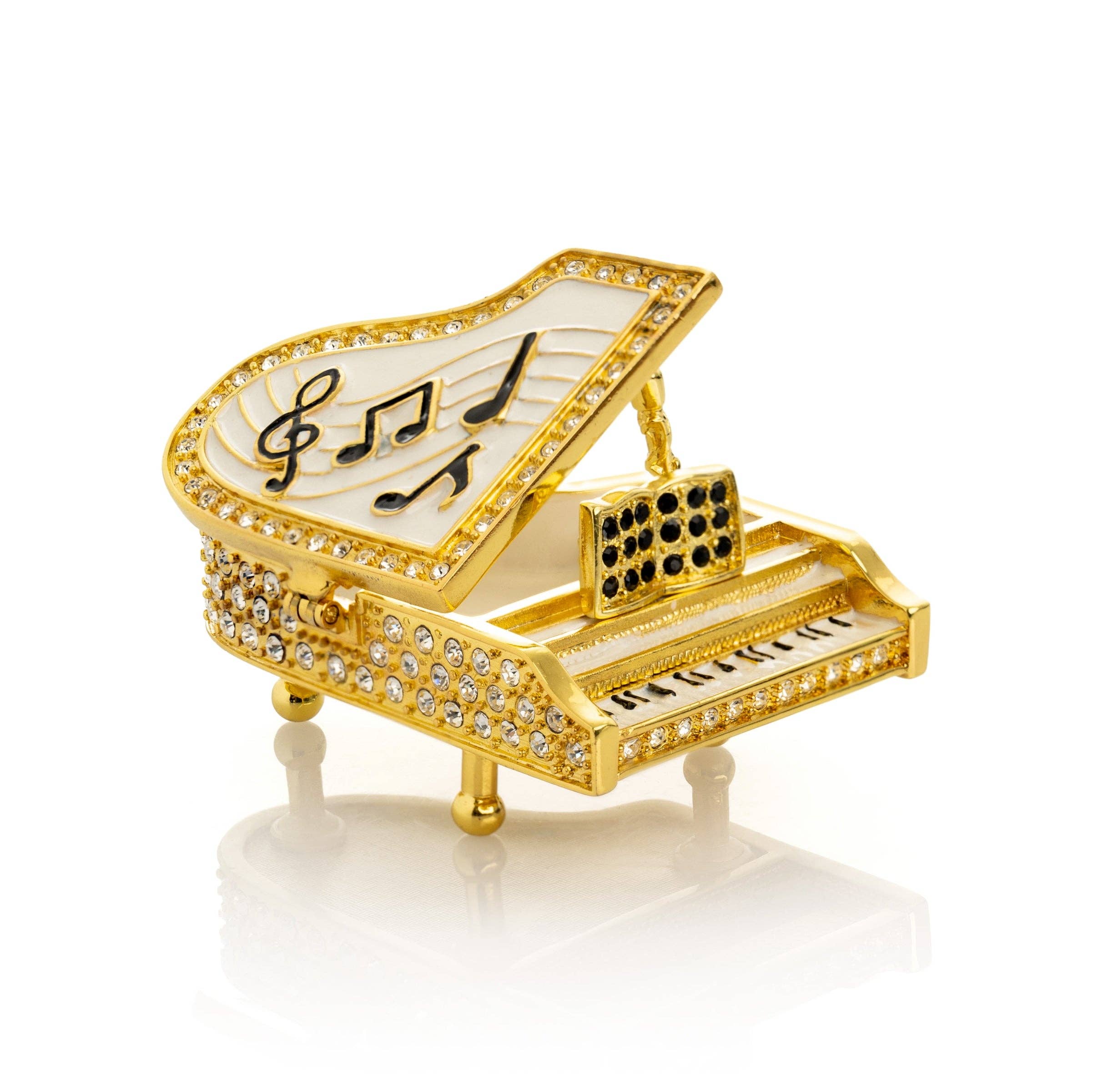 Keren Kopal - Wholesale Jewelry Box/Organizer - Golden White Piano0