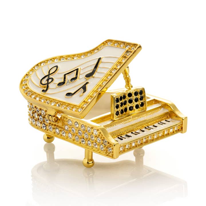 Keren Kopal - Wholesale Jewelry Box/Organizer - Golden White Piano0