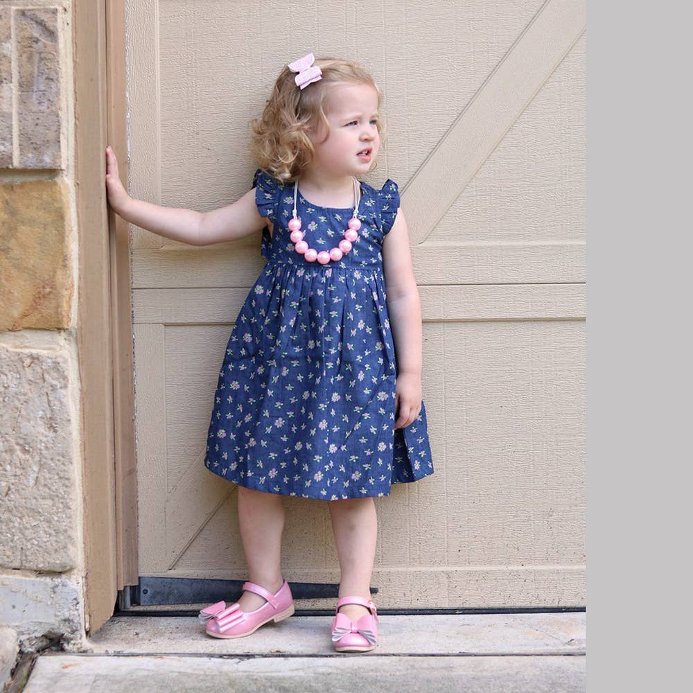 SISSYMINI - Wholesale Dress - Baby - Dragon Flies Open Back Dress for Infants & Toddlers| 898-6165