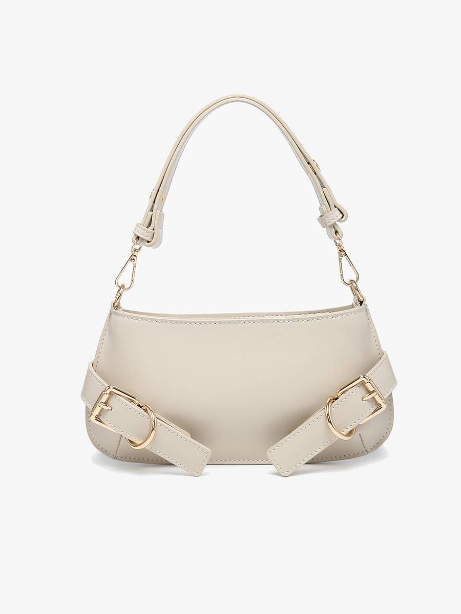 Jen & Co. – Engroshandel Skuldertaske – Kvinder – JN2777 Winnipeg Justerbar Skuldertaske med Spændedetalje2