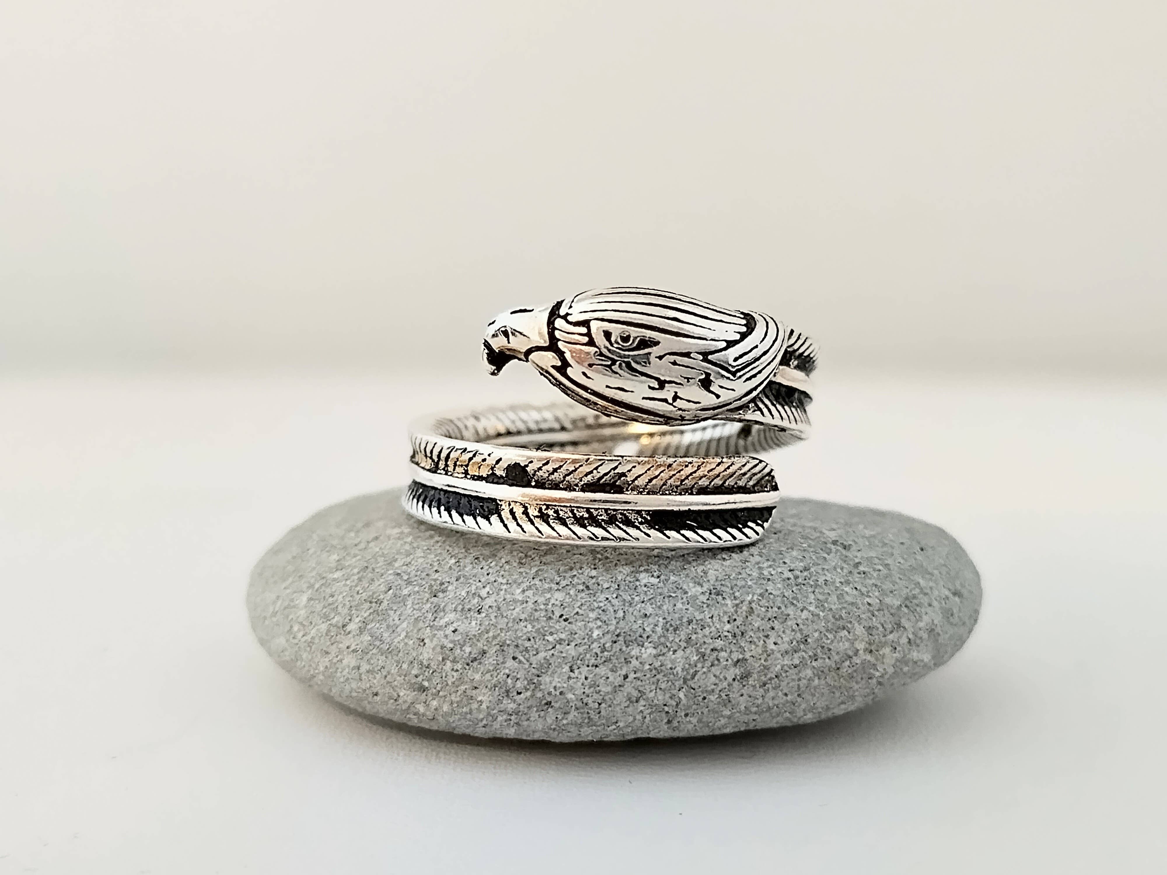 Piccadilly Pendants – wholesale Cocktail/statement ring – Eagle Ring, Bird Ring, Adjustable2