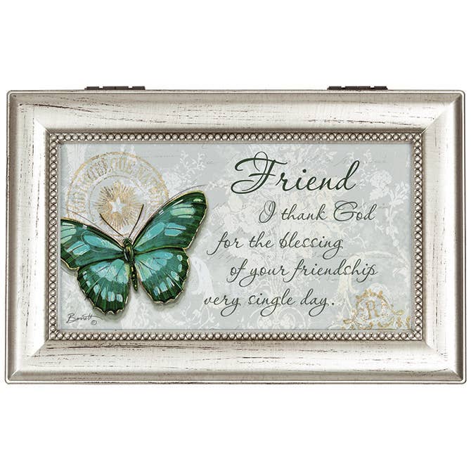 "Your Friendship" Music Box(c) Chad Barrett for wholesale by Gift & Garden by Carson