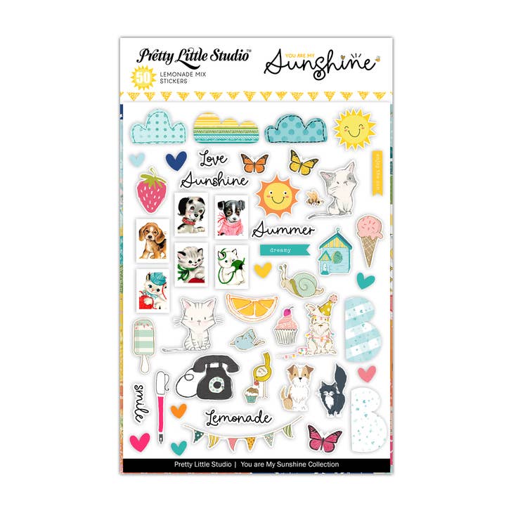 Pegatinas de verano Lemonade Mix para venta al por mayor de Pretty Little Studio