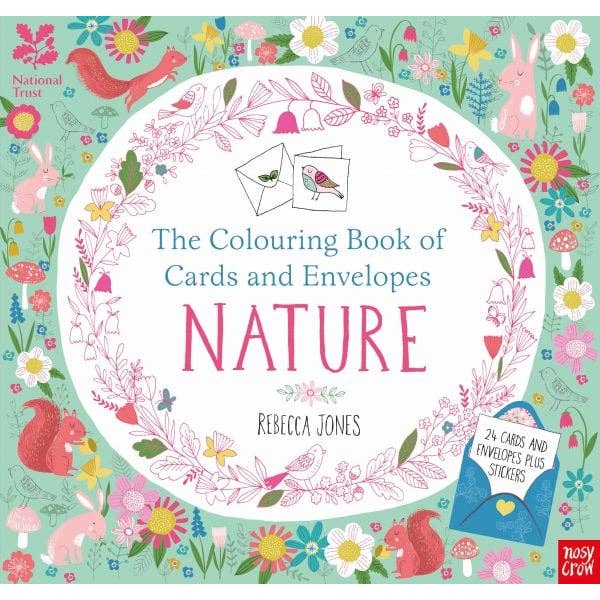 National Trust: Nature: Colouring Cards and Envelopes for wholesale by Nosy Crow
