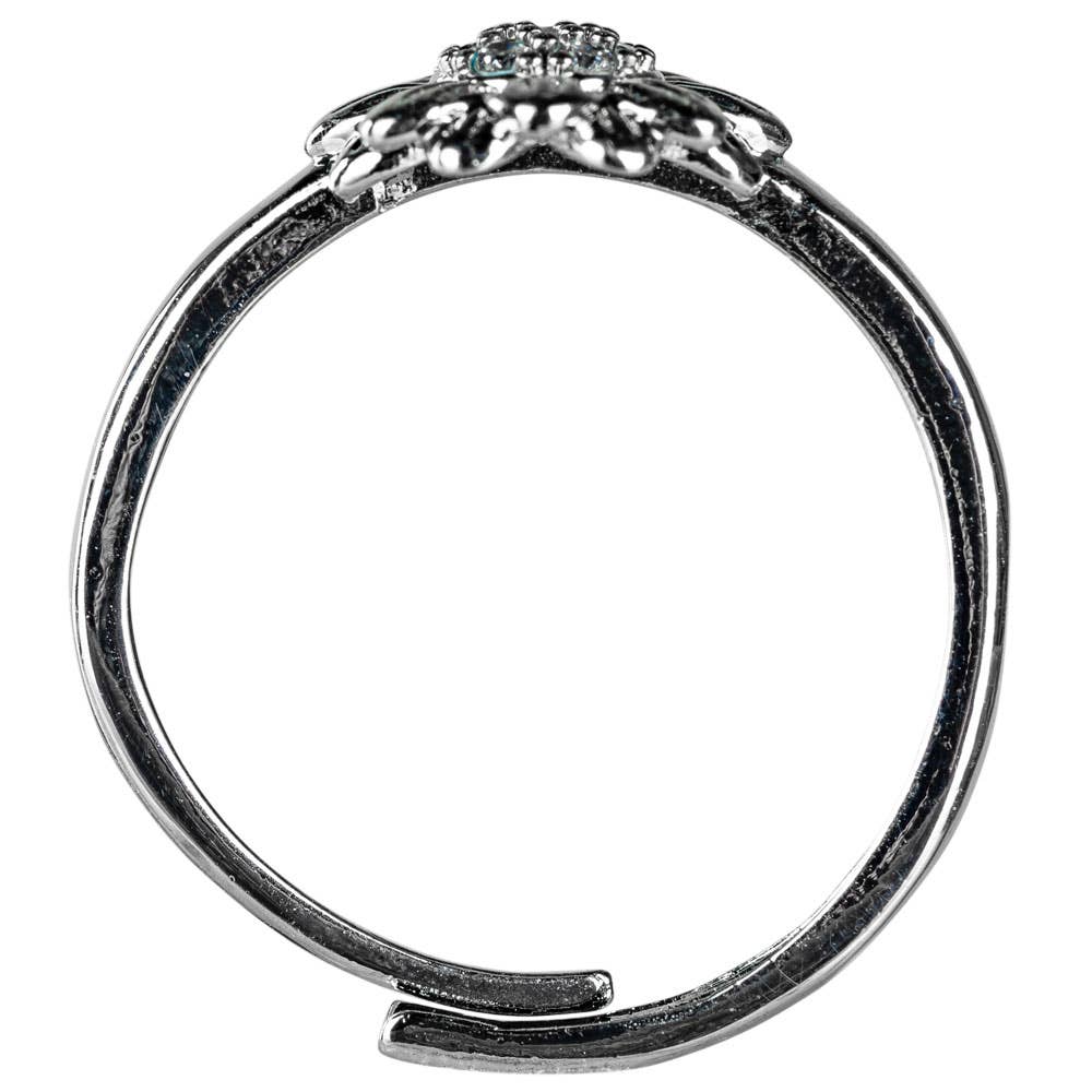 Benjamin International - Wholesale Multi-Stone Ring - ADJUSTABLE SUNFLOWER BAND RING2