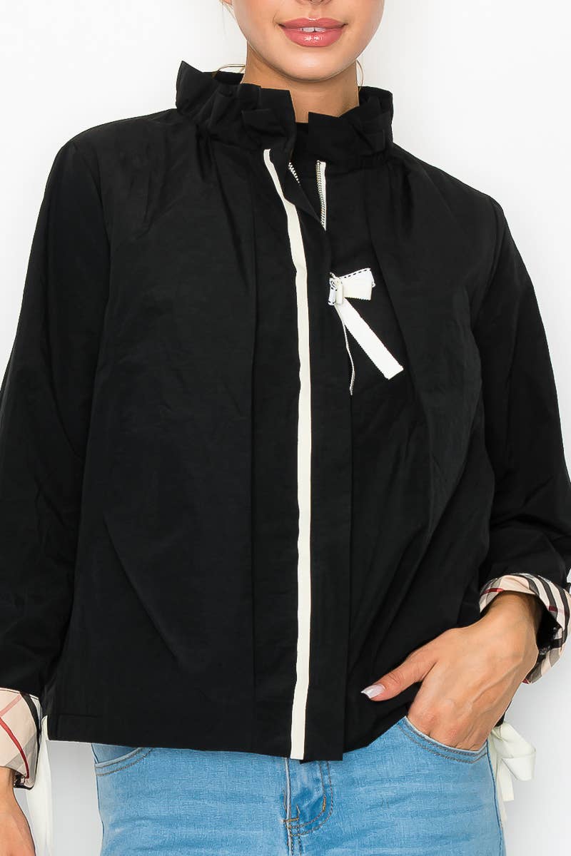 Joh Apparel – wholesale Jacket – Women's – Jessica Jacket with Plaid Inside Lining3