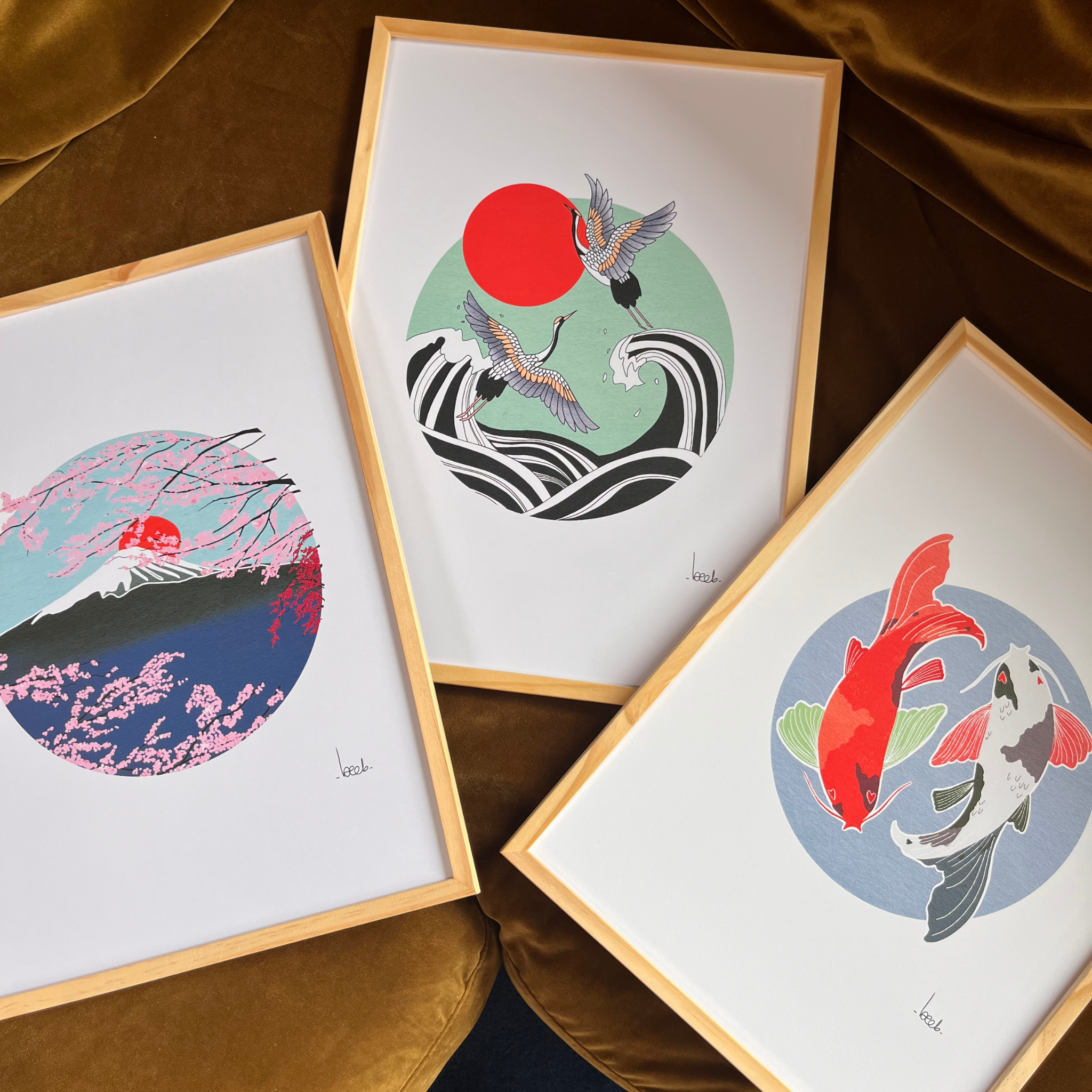 beeb - Wholesale Poster - Affiche 'Japanese Swans'3