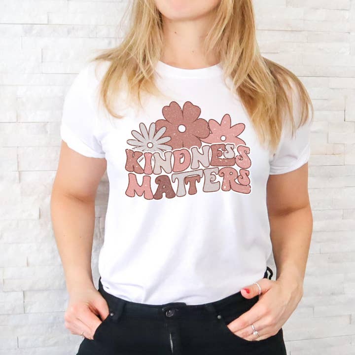 Kindess Matters Graphic T Shirt for wholesale by Londas Trendy Tees