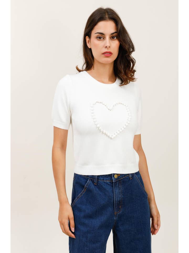 Daphnea - Wholesale Knit Sweater - Women's - A1571 POM-POM SWEATER4