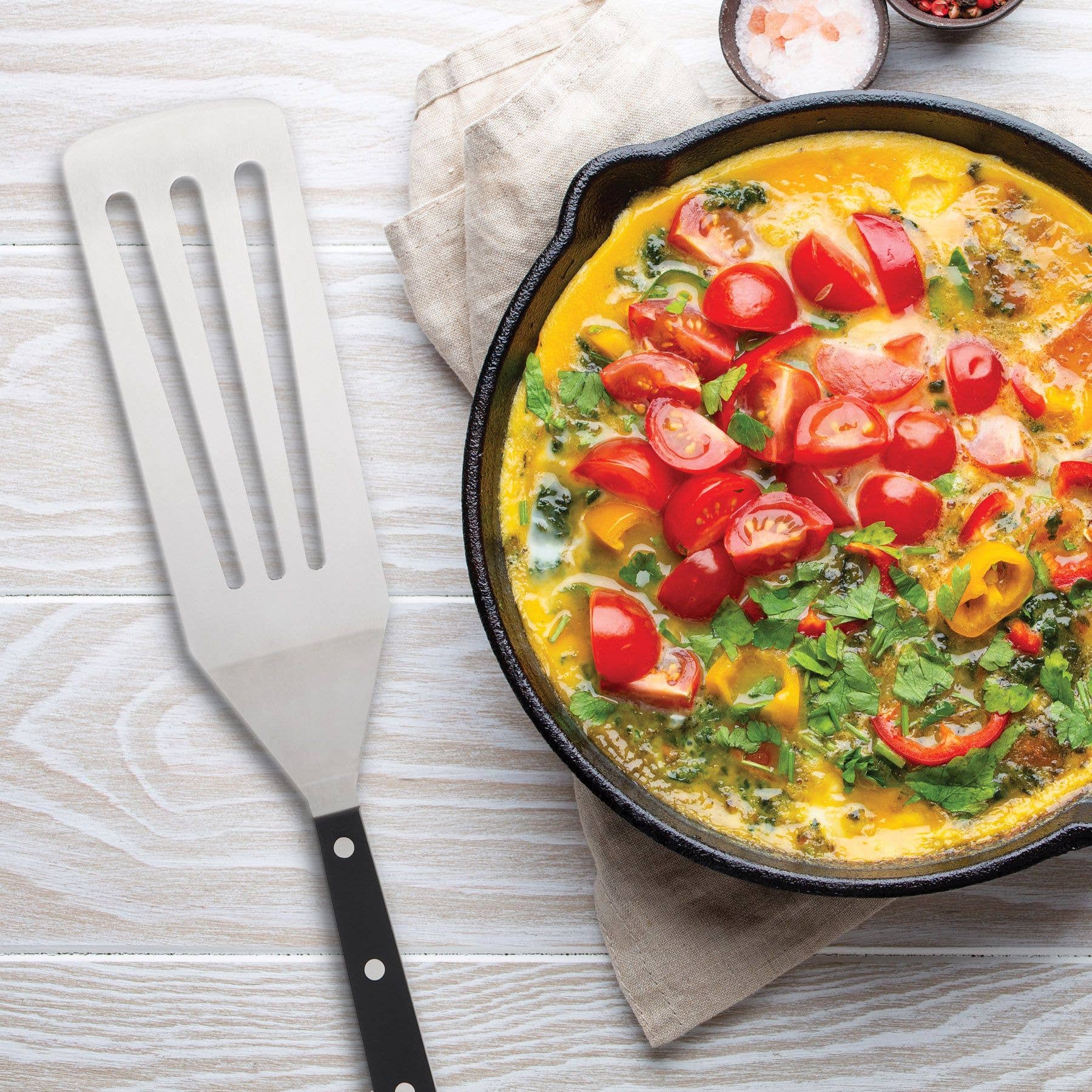 HIC - Harold Import Co. - Wholesale Kitchen Tool/Gadget - Cutlery Pro Triple Rivet Slotted Turner, 14in1