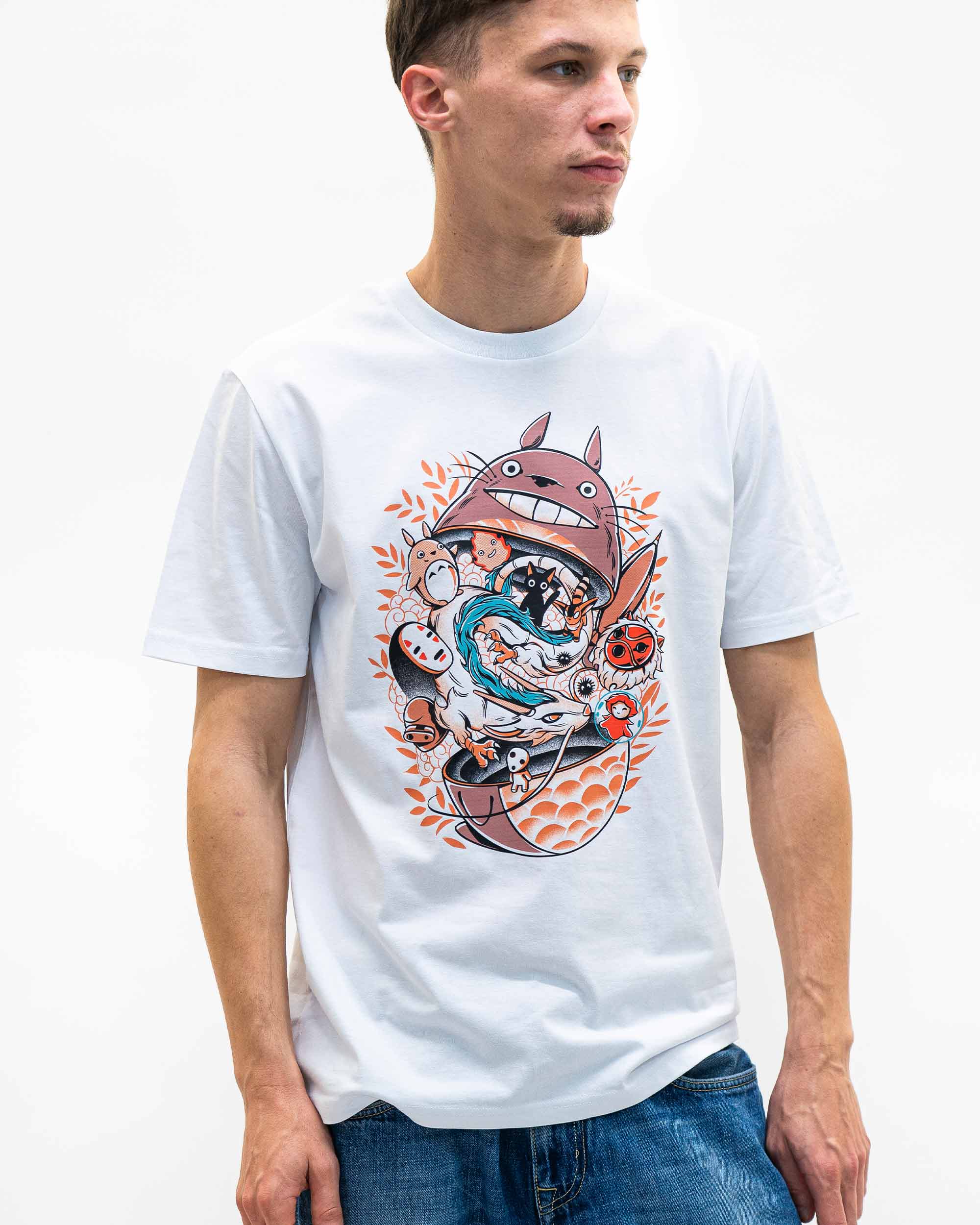 Off White Totoro Matrioshka Tee - Manga Ghibli Tee for wholesale on Faire3