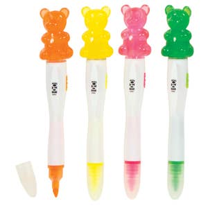 Set of 3 Gummy Bear Candles in Pastel