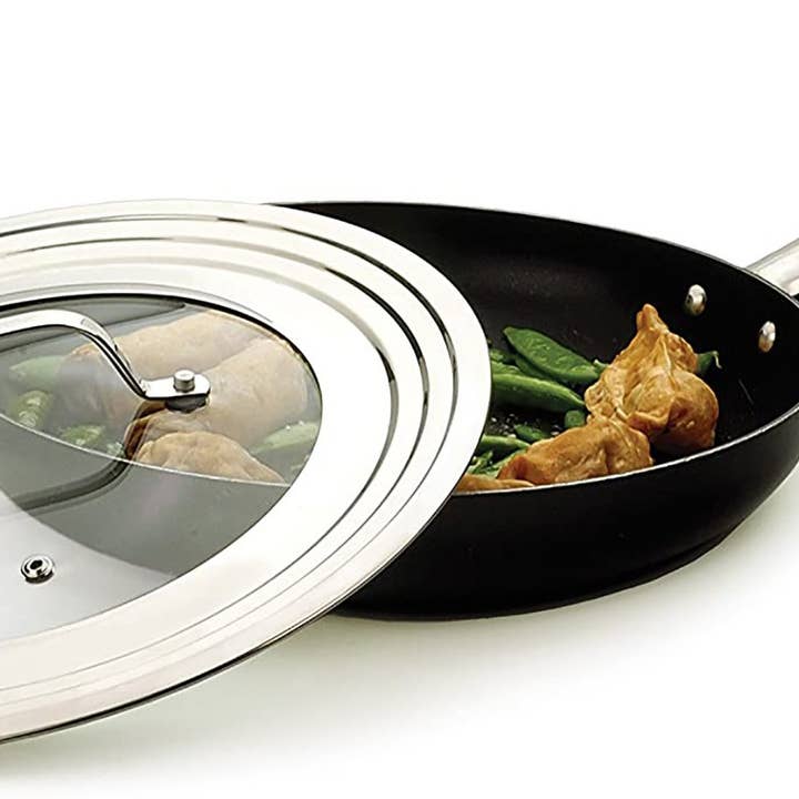 RSVP International - Wholesale Kitchen Tool/Gadget - Universal Lid - 7-12In W/Glass