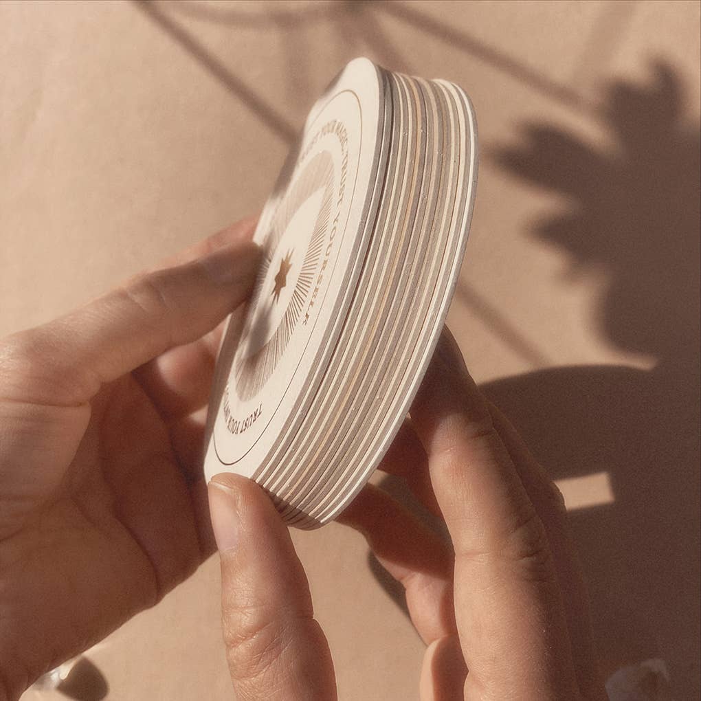 Anna Cosma - Vente Cartes de tarot - AFFIRMATIONS D'ALCHIMIE INTÉRIEURE - JEU DE CARTES - JEU DE CARTES - JEU DE CARTES - ÉDITION DORÉE6