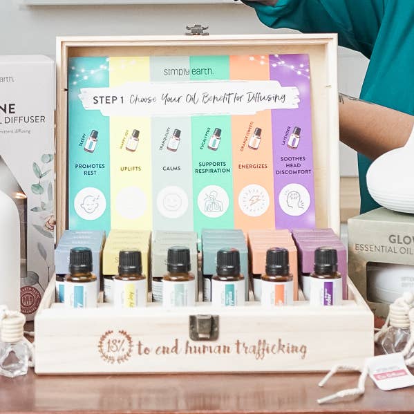 Simply Earth - Wholesale Essential Oil - Essential Oil Diffusing Kit with Multiple Diffusers0