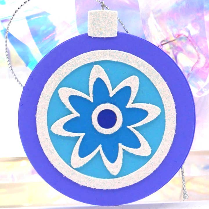 Paper for the People - Vendita all'ingrosso Set di decorazioni - Vintage Indent Trio (blu): Ornamenti fatti a mano1