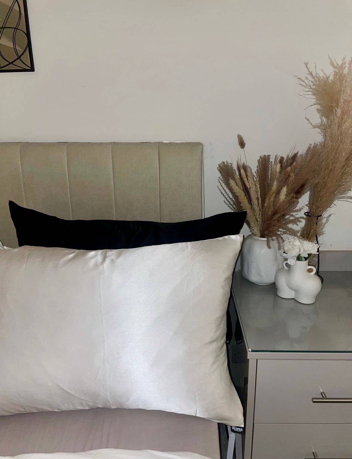 DREAMSILK - Vendita all'ingrosso Federe/copricuscino - Federa in seta 50 x 75 cm bianca6