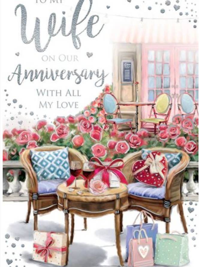 HUWELIJKSVERJAARDAG voor wholesale door Kingfisher Cards