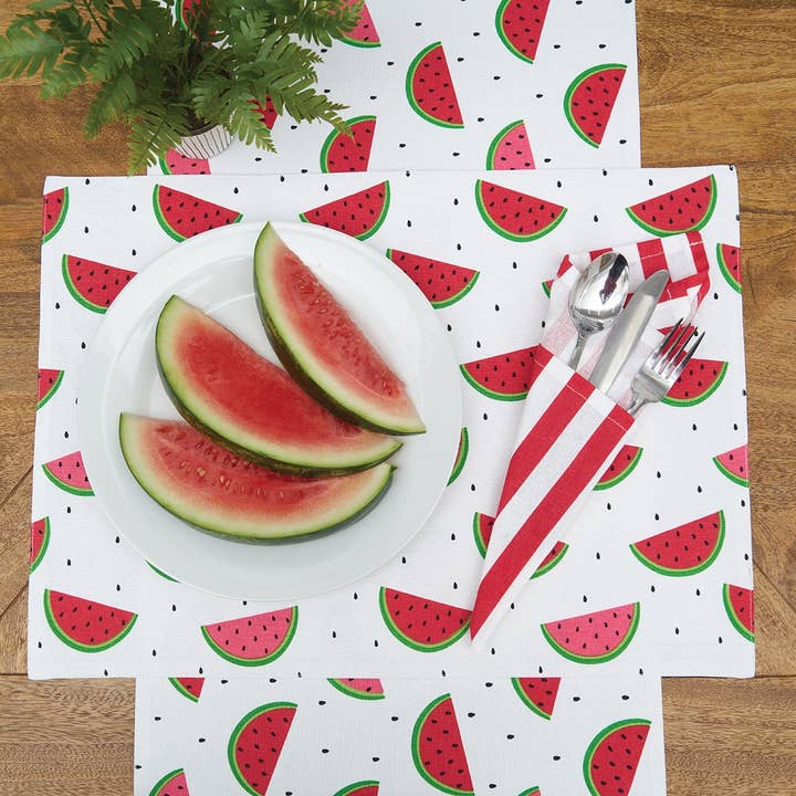 C&F Home - Wholesale Table Runner - Summer Watermelon Whimsy Table Runner2