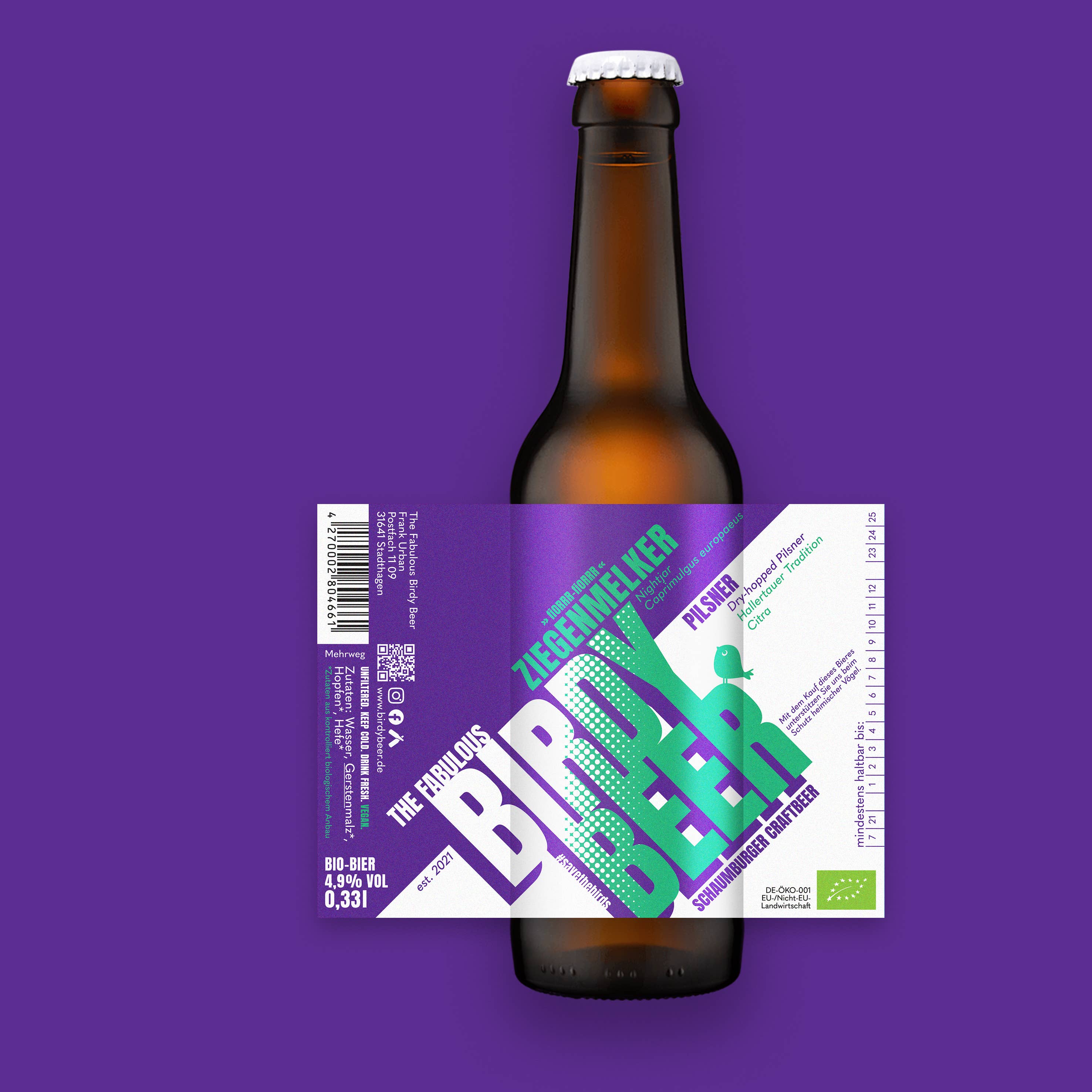 The Fabulous Birdy Beer - Wholesale Beer - Goat milker - Pilsner (organic)1