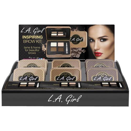 LA Girl Inspiring Brow Kit, 36 EA/Display for wholesale by KT Supply