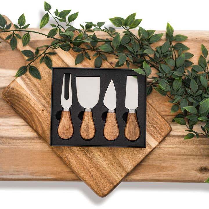 Lynn & Liana Designs - Wholesale Cheese Spreader - Cheese Knife and Spreader Set with Gift Box (set of 4)