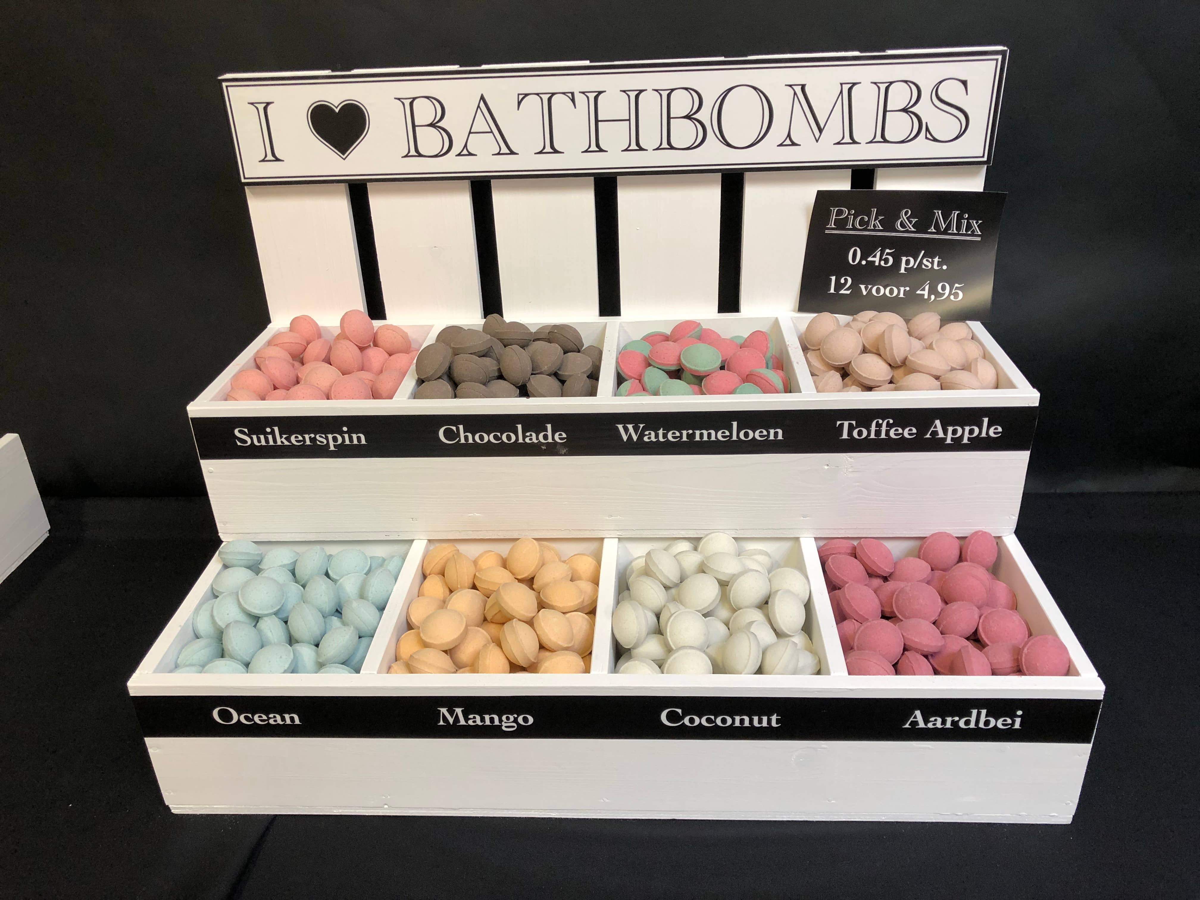 By Snoes - Wholesale Bruisbal/schuim - Mini bruisballen met schuim in 16 geuren (50 stuks)3