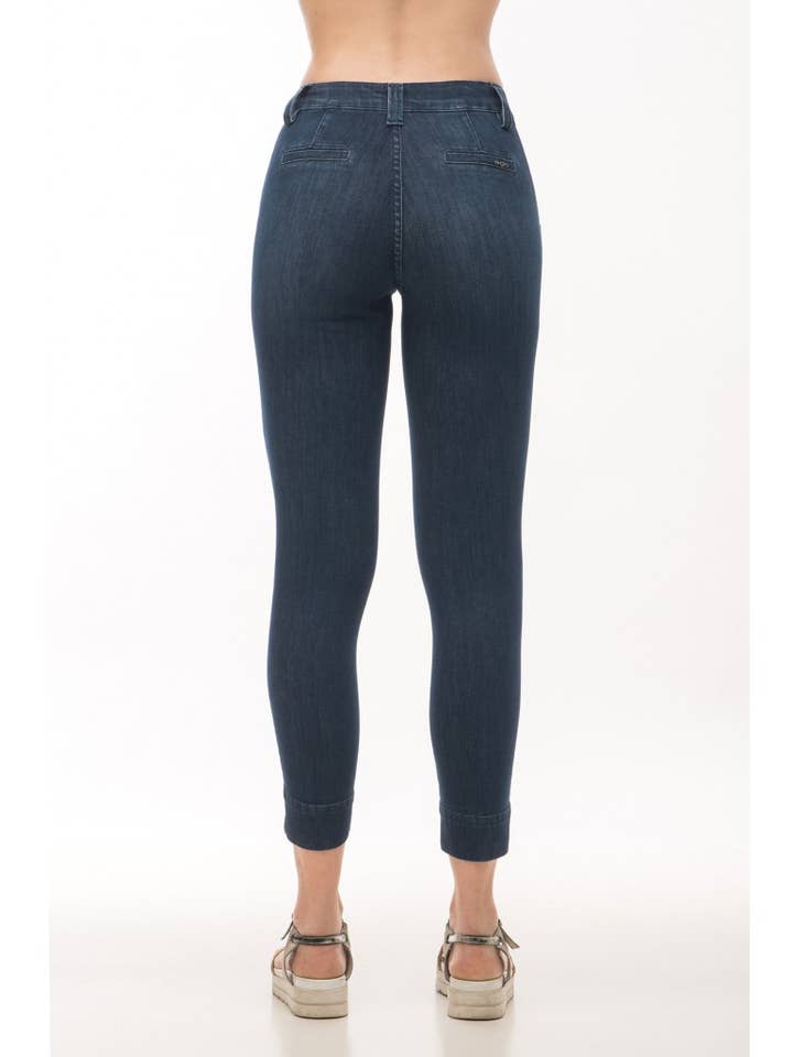 P1377H Paris X-fit denim bistretch usado oscuro para venta al por mayor de SOS Jeans