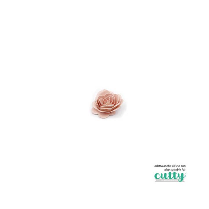 Impronte D'Autore – wholesale Rubber/decorative stamp – Rosellina 3D thin dies