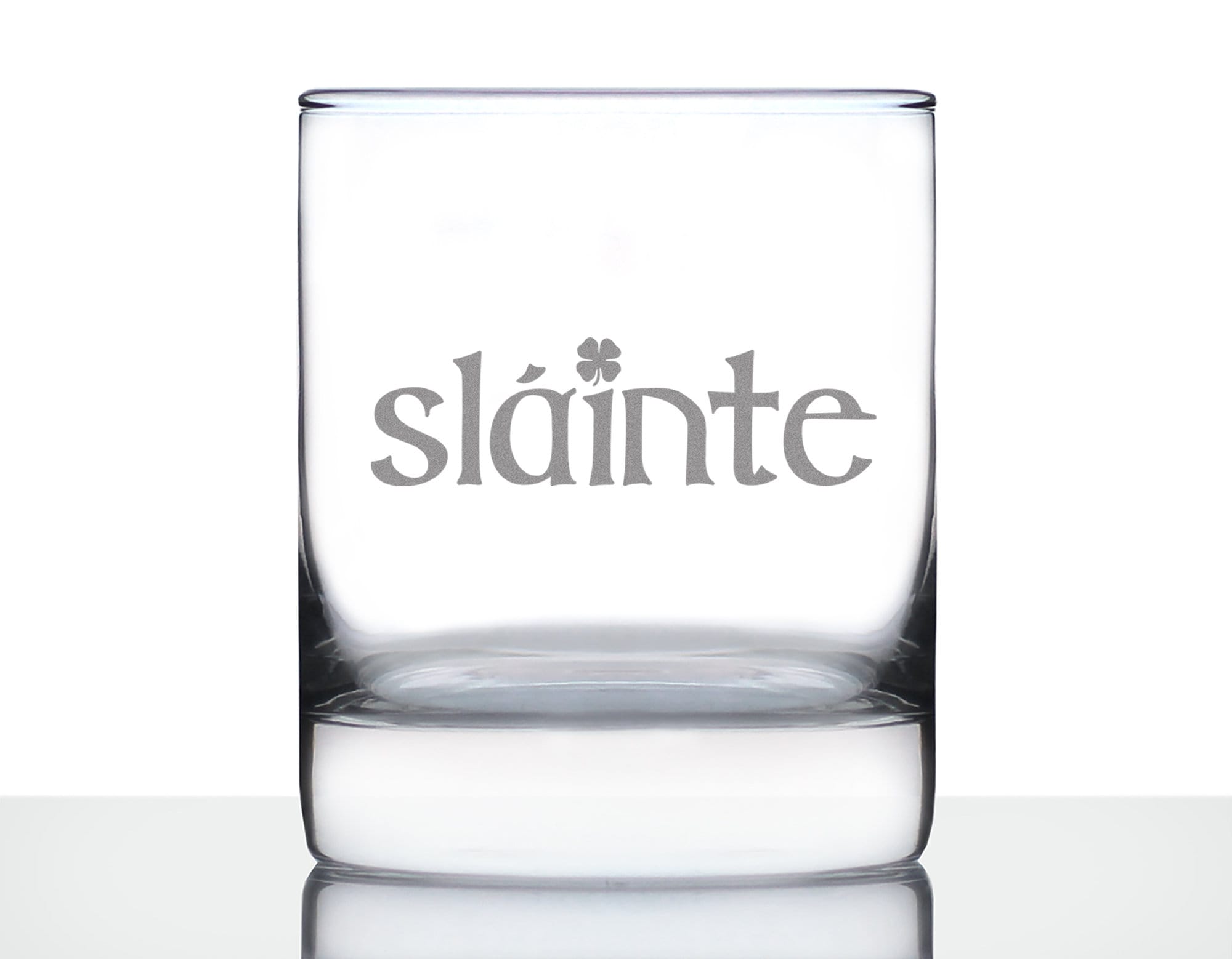 bevvee - Wholesale Cocktail/Liquor Glass - Cheers Irish Slainte Whiskey Rocks Glass St. Patricks Gifts1